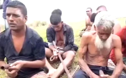 রাজবাড়ী পাংশা উপজেলার বাহাদুরপুর ইউনিয়নে দেশীয় অস্ত্রসহ ১২জন ডাকাত  কে গনধোলাই 